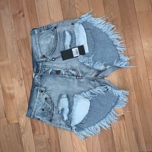 One teaspoon denim shorts